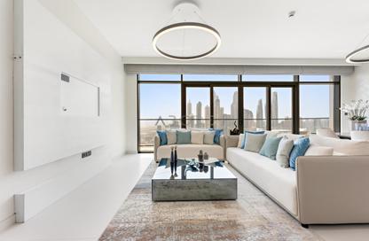 Apartment - 4 Bedrooms - 5 Bathrooms for rent in Marina Vista Tower 2 - Marina Vista - Emaar Beachfront - Dubai Harbour - Dubai