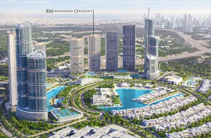 Apartment - 1 Bedroom - 1 Bathroom for sale in 350 Riverside Crescent - Sobha Hartland II - Bukadra - Dubai