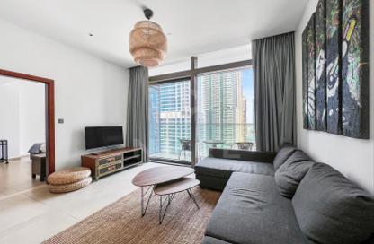 Apartment - 1 - 2 for rent in Marina Gate 2 - Marina Gate - Dubai Marina - Dubai