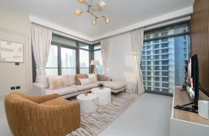 Apartment - 2 Bedrooms - 2 Bathrooms for rent in Marina Vista - EMAAR Beachfront - Dubai Harbour - Dubai