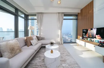 Apartment - 2 Bedrooms - 2 Bathrooms for rent in Marina Vista - EMAAR Beachfront - Dubai Harbour - Dubai