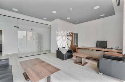 Office Space - Studio - 1 Bathroom for rent in The Prism - Business Bay - Dubai