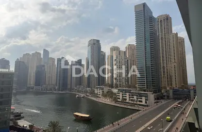 شقة - 2 غرف نوم - 2 حمامات للايجار في A برج سيلفرين - سيلفيرين - دبي مارينا - دبي