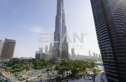 شقة - غرفة نوم - 2 حمامات للايجار في برج فيستا - برج فيستا - وسط مدينة دبي - دبي