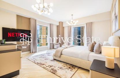 Apartment - 3 Bedrooms - 4 Bathrooms for rent in Rimal 1 - Rimal - Jumeirah Beach Residence - Dubai