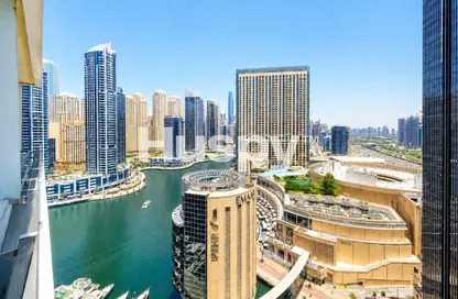 Apartment - 2 Bedrooms - 2 Bathrooms for rent in Silverene Tower B - Silverene - Dubai Marina - Dubai