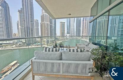 Apartment - 3 - 3 for rent in Marinascape Oceanic - Trident Marinascape - Dubai Marina - Dubai