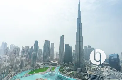 شقة - غرفة نوم - 2 حمامات للايجار في فندق برج ليك - العنوان داون تاون - وسط مدينة دبي - دبي