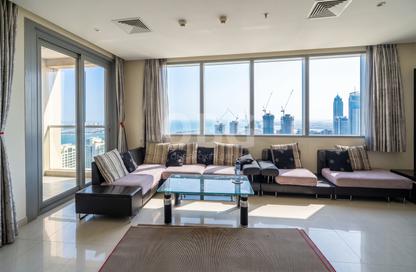 Apartment - 3 - 3 for rent in Ocean Heights - Dubai Marina - Dubai