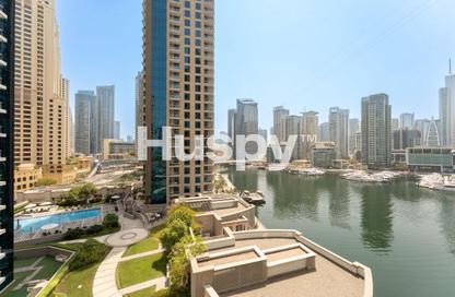 Apartment - 1 Bedroom - 2 Bathrooms for rent in Beauport Tower - Marina Promenade - Dubai Marina - Dubai