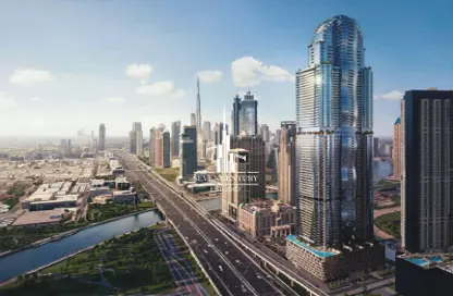 شقة - غرفة نوم - 2 حمامات للبيع في بناية الحبتور - مدينة الحبتور - الخليج التجاري - دبي