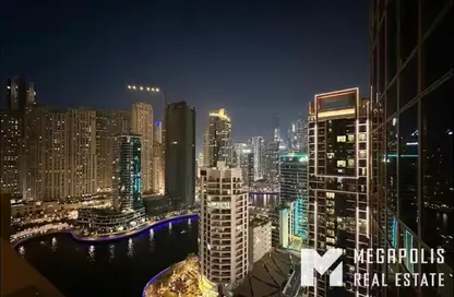 شقة - 1 حمام للايجار في جي دبليو ماريوت هوتيل مارينا - دبي مارينا - دبي