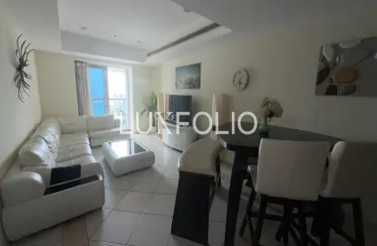 شقة - 2 غرف نوم - 2 حمامات للايجار في برج الأميرة - دبي مارينا - دبي