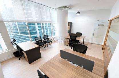 Office Space - Studio - 1 for rent in Clover Bay Tower - Business Bay - Dubai