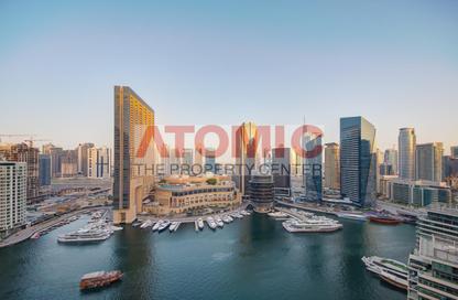 Apartment - Studio - 1 Bathroom for rent in Bay Central Tower West - Bay Central - Dubai Marina - Dubai