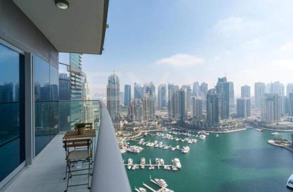 Apartment - 2 Bedrooms - 3 Bathrooms for rent in Damac Heights - Dubai Marina - Dubai