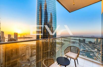 Apartment - 2 Bedrooms - 3 Bathrooms for rent in Damac Heights - Dubai Marina - Dubai