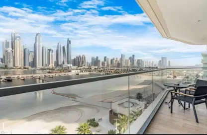 Apartment - 2 Bedrooms - 2 Bathrooms for rent in Marina Vista - EMAAR Beachfront - Dubai Harbour - Dubai