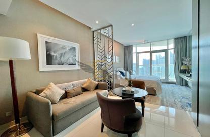 Apartment - Studio - 1 Bathroom for rent in Damac Maison Prive B - Damac Maison Prive - Business Bay - Dubai