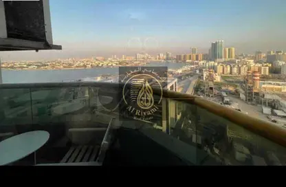 Apartment - 1 Bedroom - 2 Bathrooms for rent in Orient Tower 1 - Orient Towers - Al Bustan - Ajman