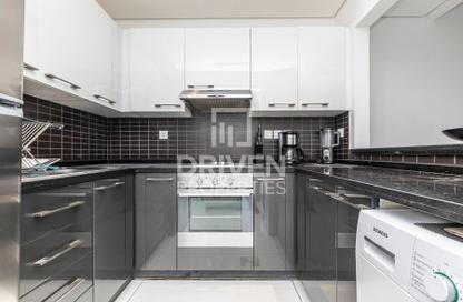Apartment - Studio - 1 Bathroom for rent in Silverene Tower B - Silverene - Dubai Marina - Dubai