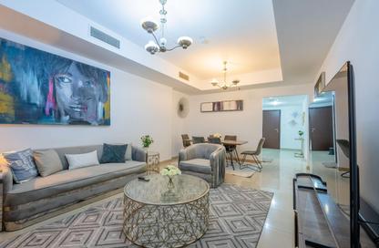 Apartment - 2 Bedrooms - 2 Bathrooms for sale in Beach Tower 2 - Al Khan Lagoon - Al Khan - Sharjah