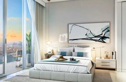 Apartment - 1 Bedroom - 1 Bathroom for sale in Seapoint Tower 2 - Seapoint - EMAAR Beachfront - Dubai Harbour - Dubai