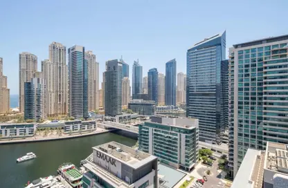 شقة - 2 غرف نوم - 2 حمامات للايجار في المجرة 2 - المجرة - دبي مارينا - دبي