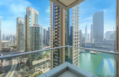 شقة - غرفة نوم - 2 حمامات للايجار في برج أتيسا - مارينا بروموناد - دبي مارينا - دبي