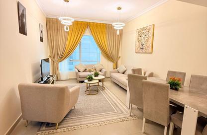 Apartment - 1 Bedroom - 2 Bathrooms for rent in Riviera Tower - Al Khan Corniche - Al Khan - Sharjah