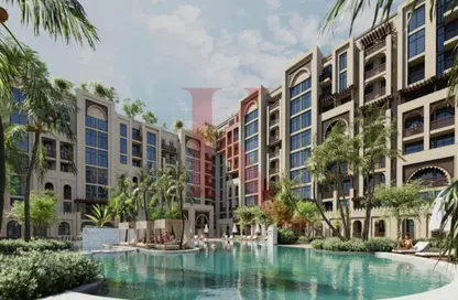 شقة - 2 غرف نوم - 3 حمامات للبيع في منتجع وإقامة باب القصر 19 - منتجع باب القصر ريزيدنس - مدينة مصدر - أبوظبي