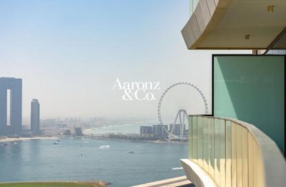 Apartment - 2 Bedrooms for rent in Beach Vista Tower 1 - Beach Vista - Emaar Beachfront - Dubai Harbour - Dubai