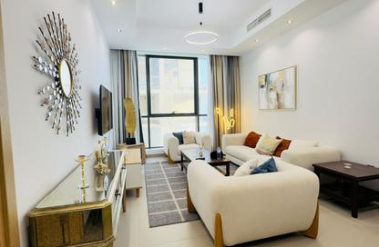 Apartment - 1 - 2 for rent in La Plage Tower - Al Mamzar - Sharjah - Sharjah
