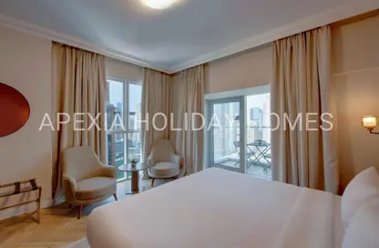 النزل و الشقق الفندقية - 2 غرف نوم - 3 حمامات للايجار في برج سفير - دبي مارينا - دبي