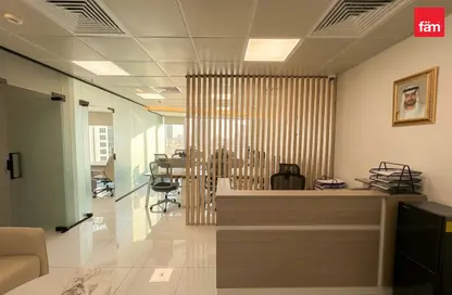 Office Space - Studio - 2 Bathrooms for rent in The Prime Tower - Business Bay - Dubai