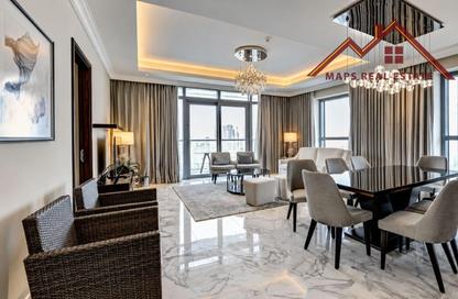 Apartment - 3 - 4 for rent in The Address Residence Fountain Views 2 - The Address Residence Fountain Views - Downtown Dubai - Dubai