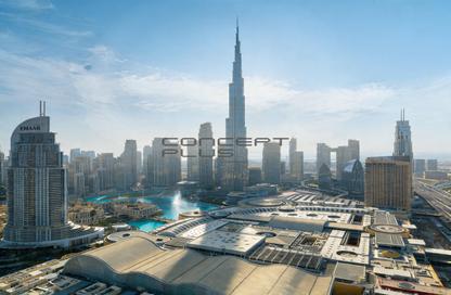Apartment - 3 Bedrooms - 4 Bathrooms for rent in Vida Dubai Mall Tower 1 - Vida Residences Dubai Mall - Downtown Dubai - Dubai