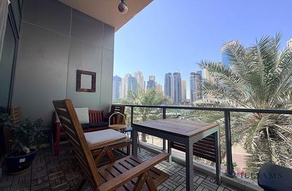 Apartment - 2 Bedrooms - 3 Bathrooms for rent in Al Majara 5 - Al Majara Towers - Dubai Marina - Dubai