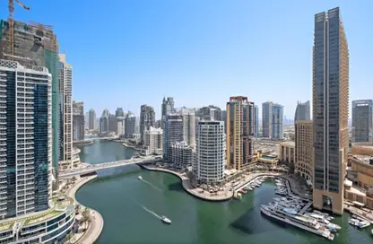 شقة - 2 غرف نوم - 2 حمامات للايجار في البرج الاوسط - باي سنترال - دبي مارينا - دبي