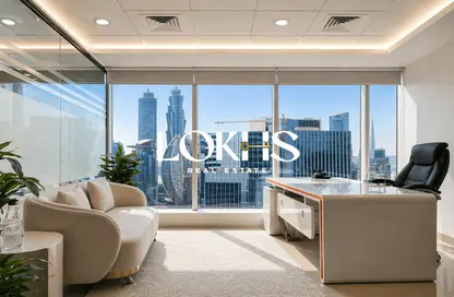 مكتب - استوديو - 1 حمام للايجار في برج بورلينجتون - الخليج التجاري - دبي