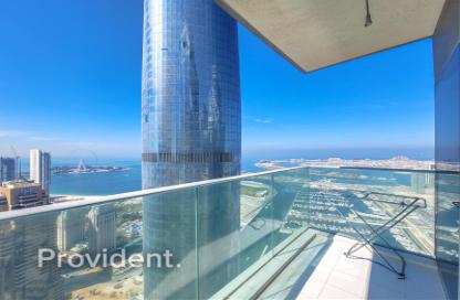 Apartment - 2 Bedrooms - 3 Bathrooms for rent in Damac Heights - Dubai Marina - Dubai