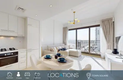 Apartment - 1 Bedroom - 1 Bathroom for rent in UNA Apartments - Town Square - Dubai