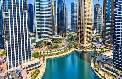 Apartment - Studio - 1 for rent in Lake View Tower - JLT Cluster B - Jumeirah Lake Towers - Dubai