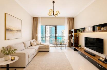 Apartment - 1 Bedroom - 2 Bathrooms for rent in Bay Central Tower East - Bay Central - Dubai Marina - Dubai
