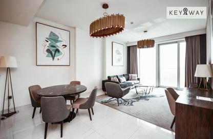 Apartment - 1 Bedroom - 2 Bathrooms for rent in Palm View - Dubai Media City - Dubai