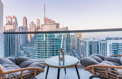 Apartment - 1 Bedroom - 1 Bathroom for sale in Time Place Tower - Dubai Marina - Dubai