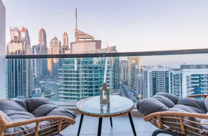 Apartment - 1 Bedroom - 1 Bathroom for sale in Time Place Tower - Dubai Marina - Dubai