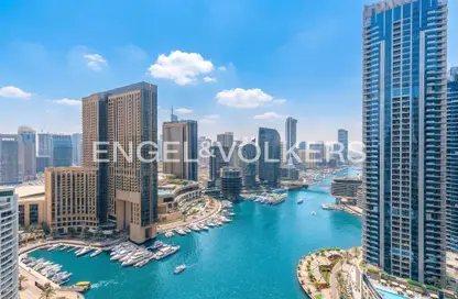 شقة - 2 غرف نوم - 3 حمامات للايجار في برج كنتننتال - دبي مارينا - دبي