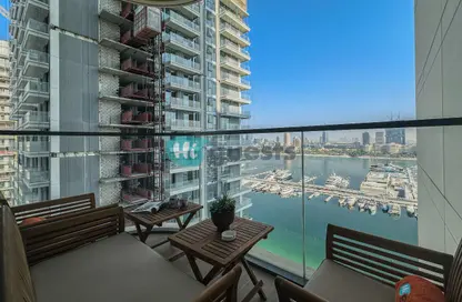 Apartment - 2 Bedrooms - 2 Bathrooms for rent in Marina Vista Tower 2 - Marina Vista - EMAAR Beachfront - Dubai Harbour - Dubai
