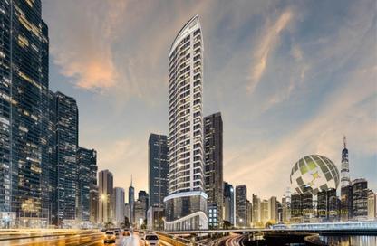 Apartment - 1 Bedroom - 2 Bathrooms for sale in Tower C1 - Ajman Pearl Towers - Ajman Downtown - Ajman